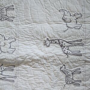 Pottery Barn Kids Organic Cotton Quilted Blanket